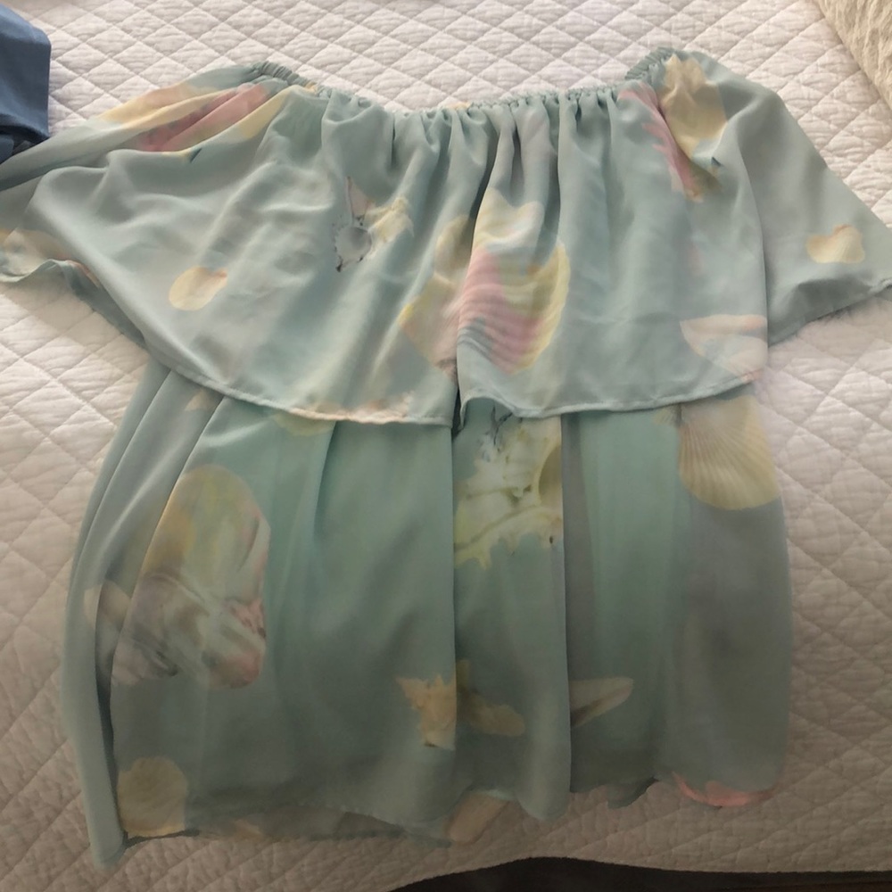 Worn twice-show me your mumu off the shoulder